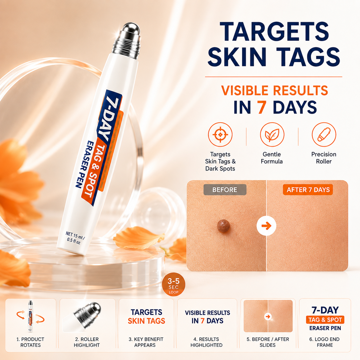 7-Day Skin Tag & Spot Precision Rollerball Pen