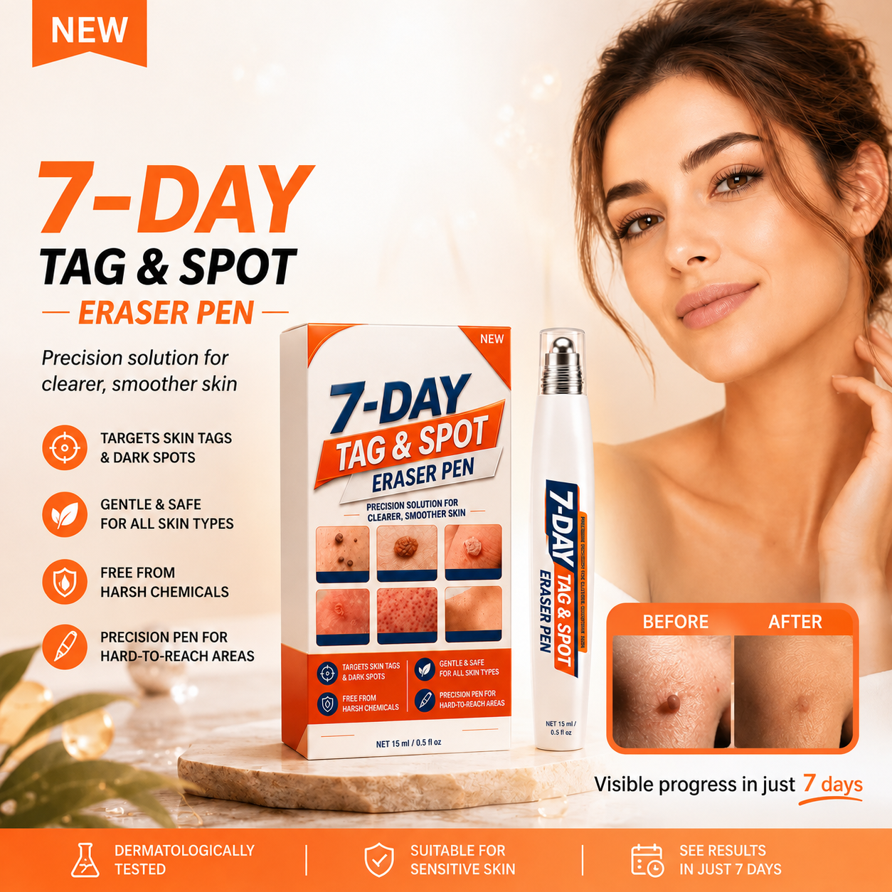 7-Day Skin Tag & Spot Precision Rollerball Pen