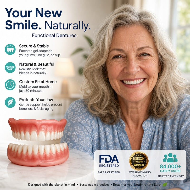 Instant Custom-Fit Home Dentures