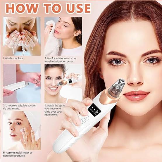 How to use pore cleansing vacuum
